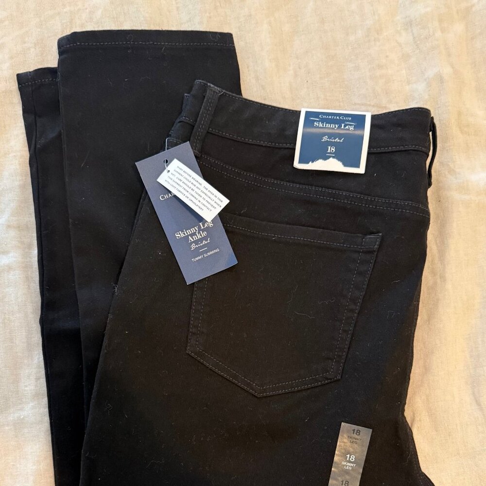 Charter Club Bristol Skinny Ankle Jeans